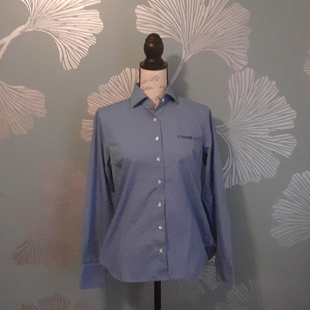 Chase Lands' End Blue Button Down